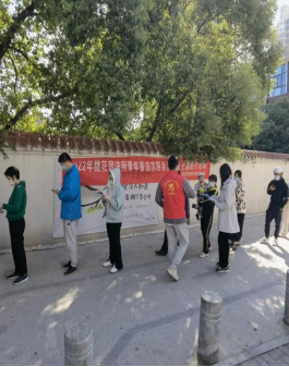 桃花街道开展“欢庆党的二十大，平安江西志愿者在行动”主题活动